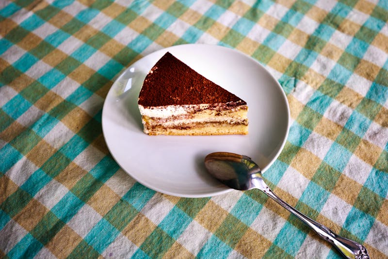 Tiramisu dessert with espresso and mascarpone
